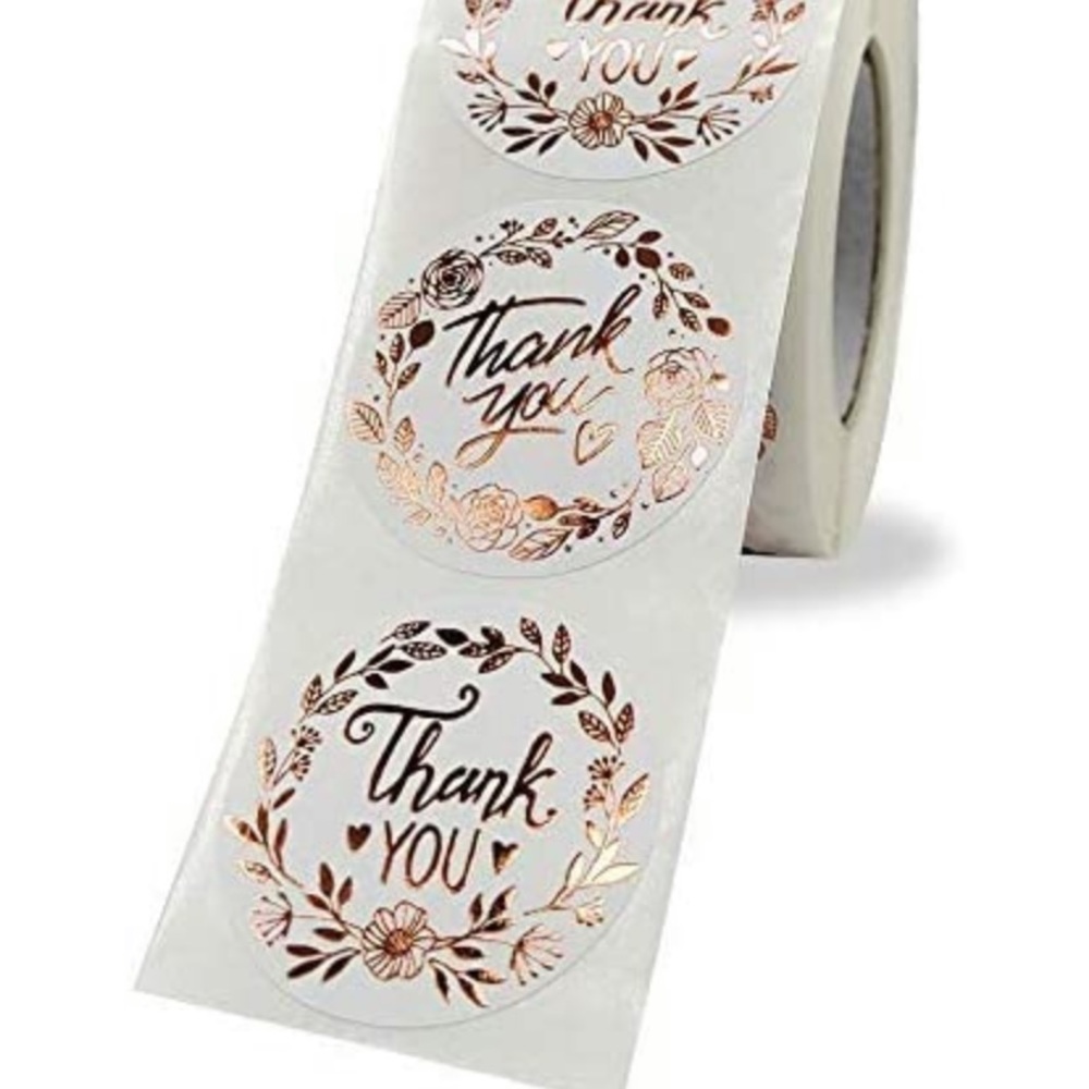 ๐ BEST SELLING๐100 Premium Rose Gold foil stickers - Picture 2 of 4